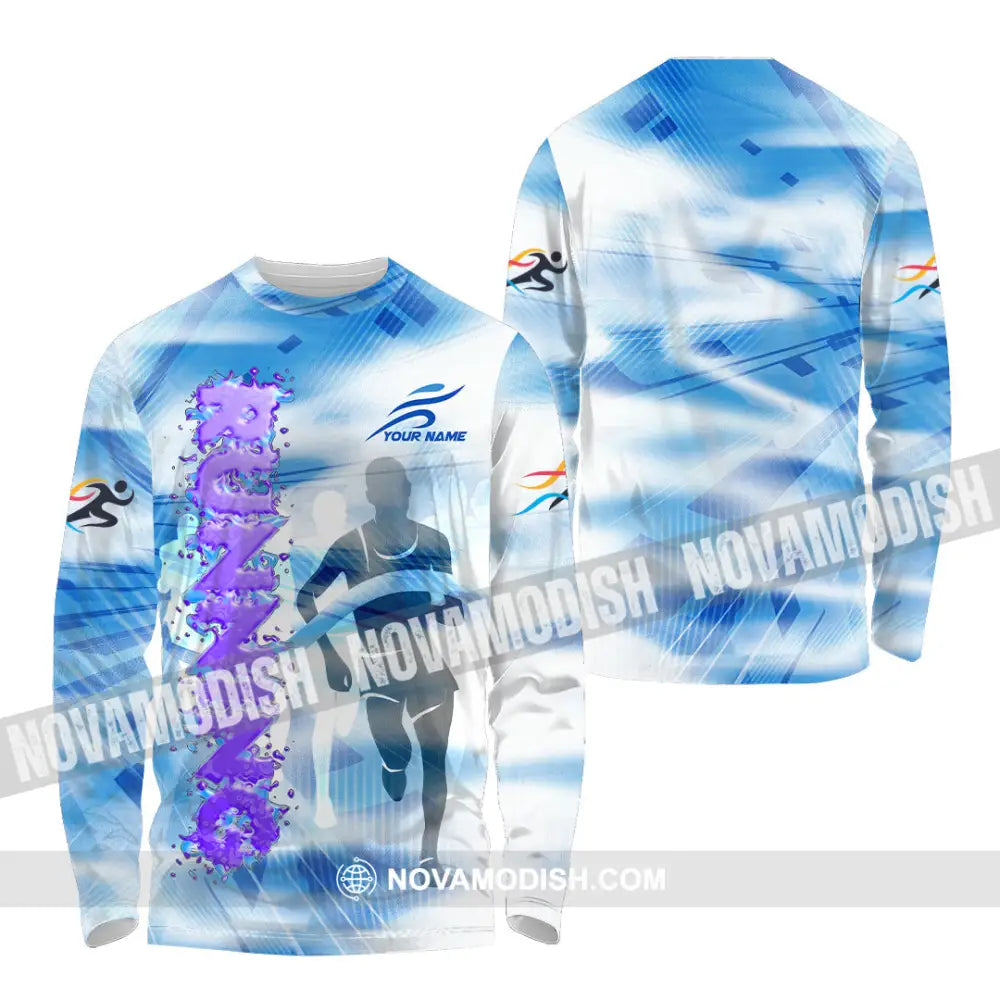 Unisex Shirt - Custom Running 3D Shirt - Long Sleeve Shirt / S - T-shirt