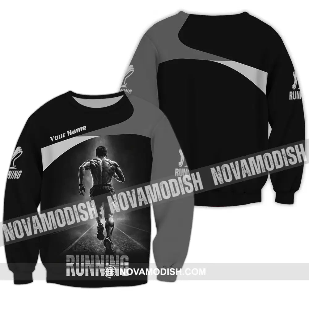 Unisex Shirt - Custom Running 3D Shirt - Long Sleeve / S - T-shirt