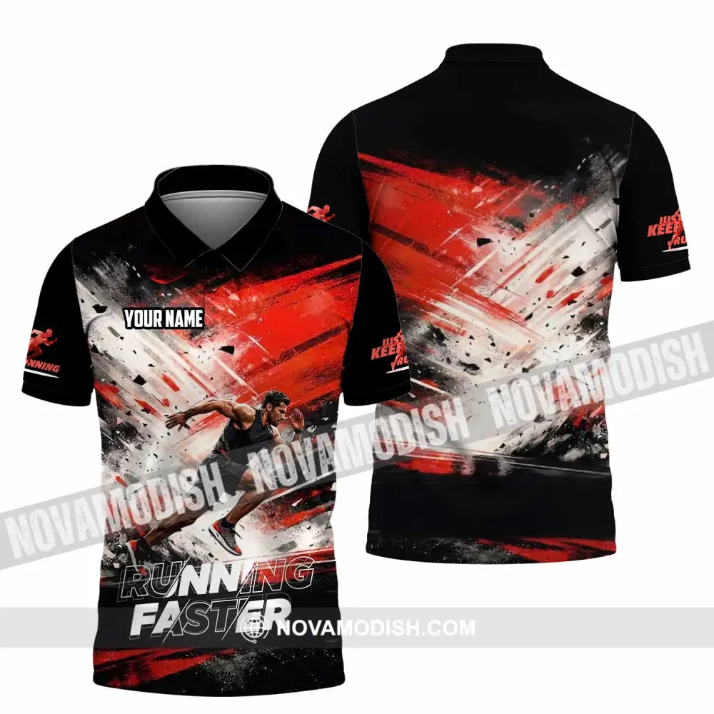 Unisex Shirt - Custom Running 3D Shirt - Polo Shirt / S - T-shirt