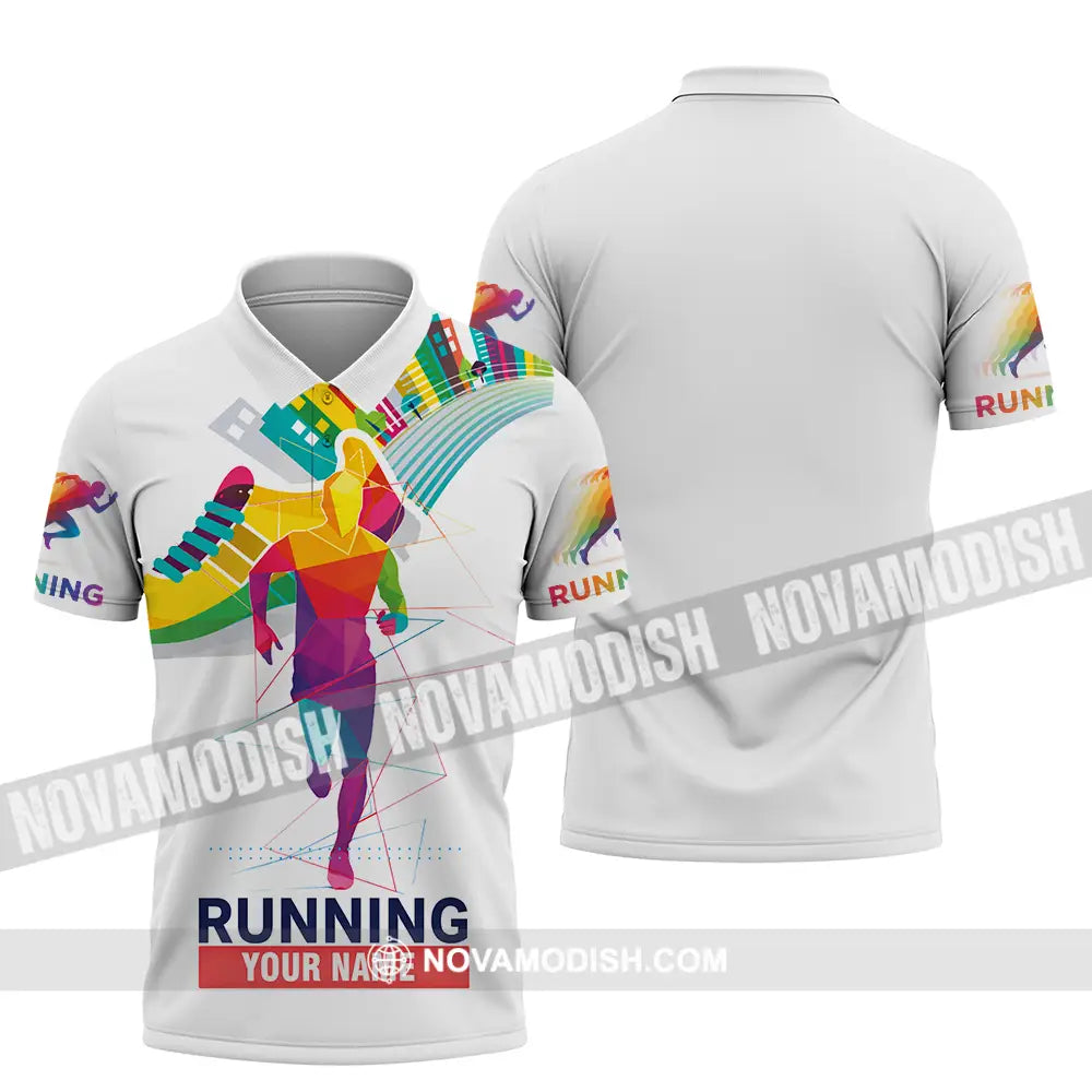 Unisex Shirt - Custom Running 3D Shirt Polo Shirt / S T-shirt