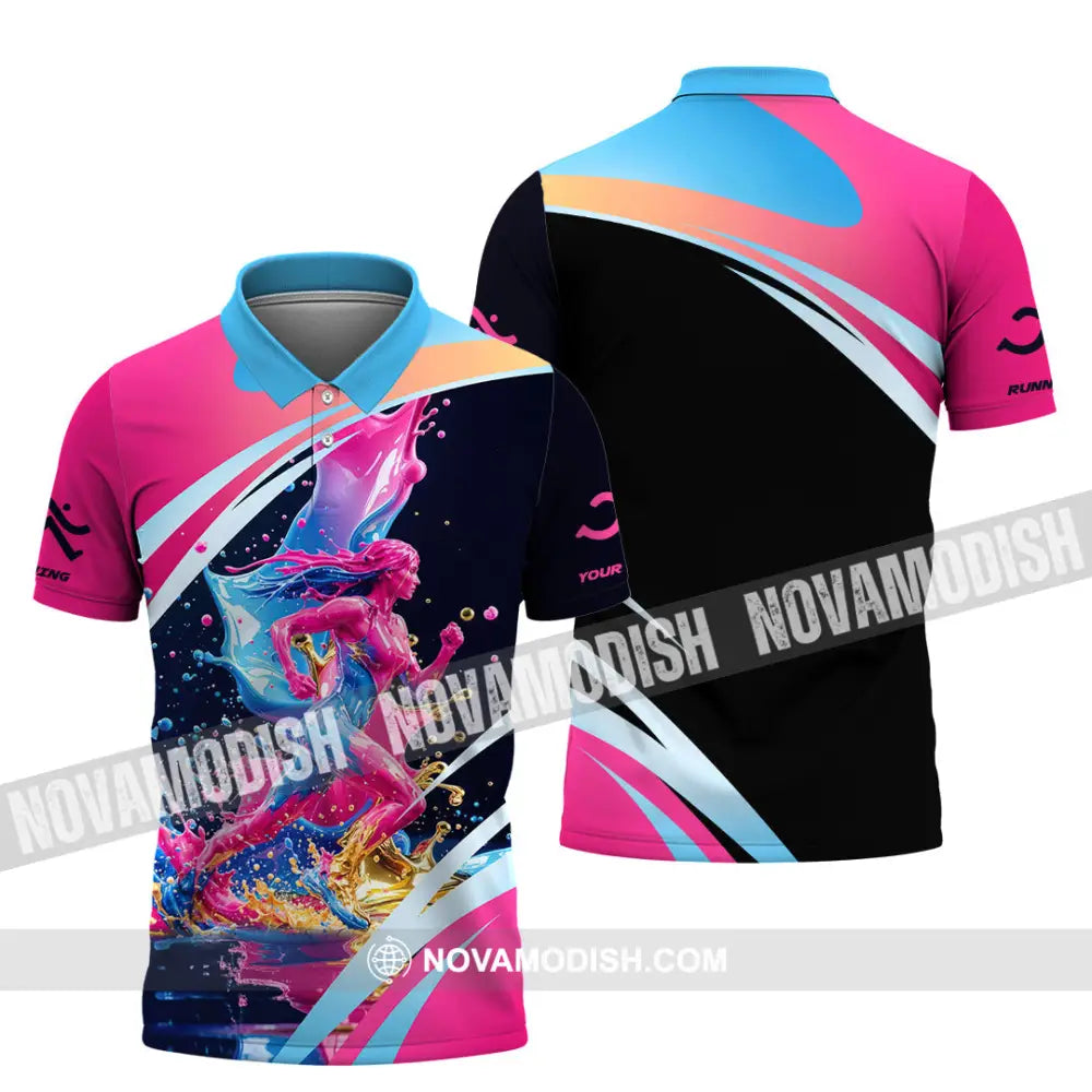 Unisex Shirt - Custom Running 3D Shirt Polo Shirt / S T-shirt