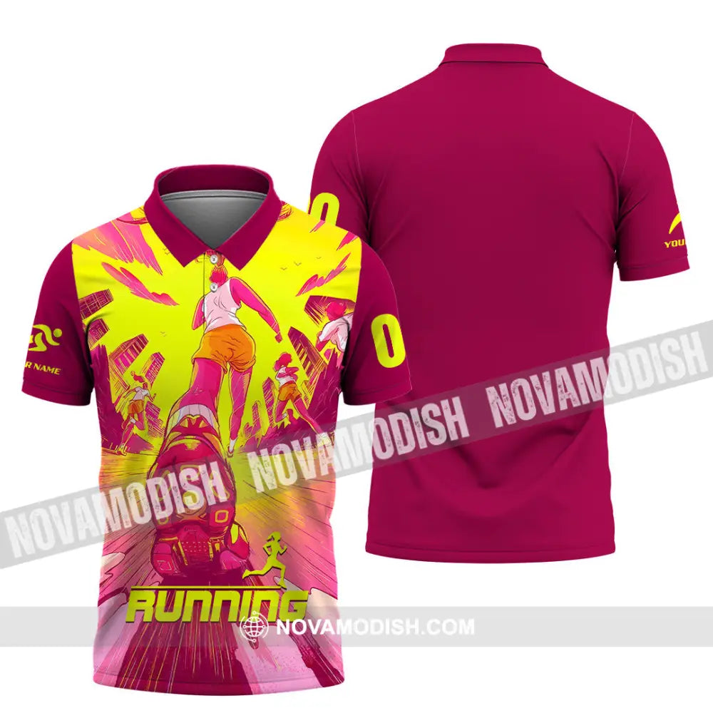 Unisex Shirt - Custom Running 3D Shirt - Polo Shirt / S - T-shirt