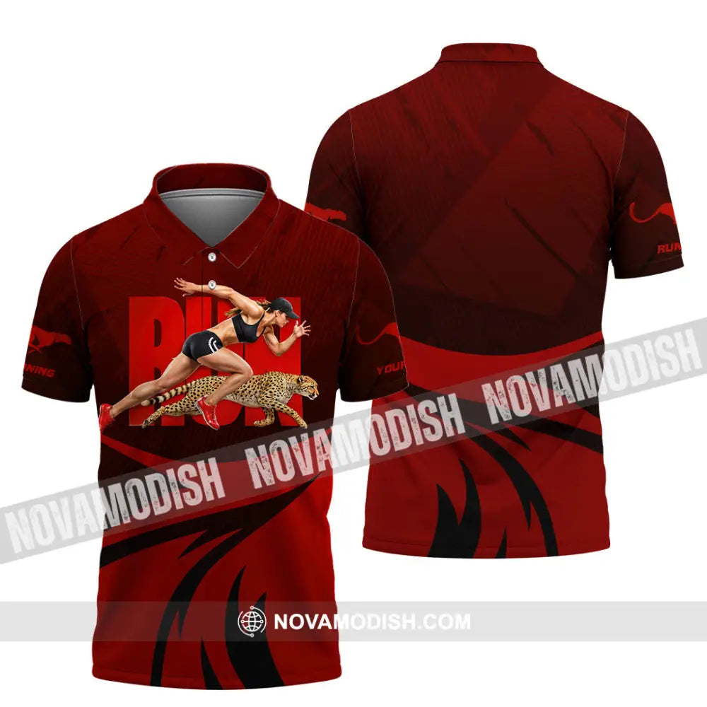 Unisex Shirt - Custom Running 3D Shirt Polo Shirt / S T-shirt