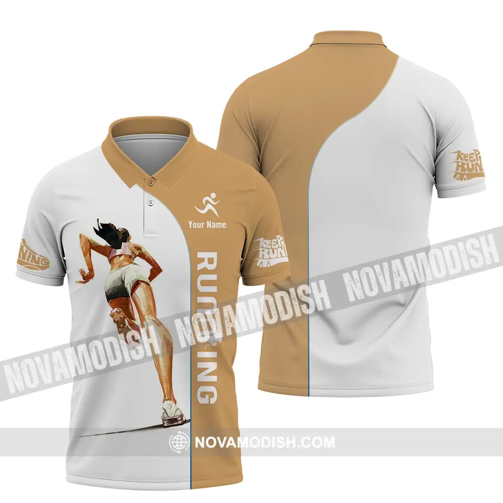 Unisex Shirt - Custom Running 3D Shirt Polo Shirt / S T-shirt