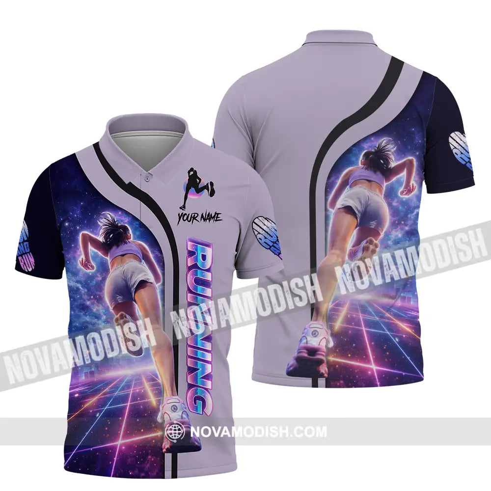 Unisex Shirt - Custom Running 3D Shirt Polo Shirt / S T-shirt