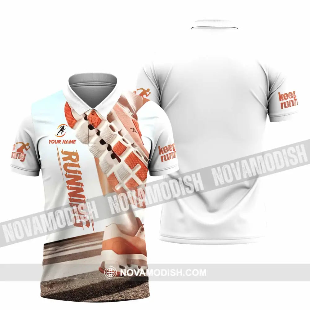 Unisex Shirt - Custom Running 3D Shirt Polo Shirt / S T-shirt