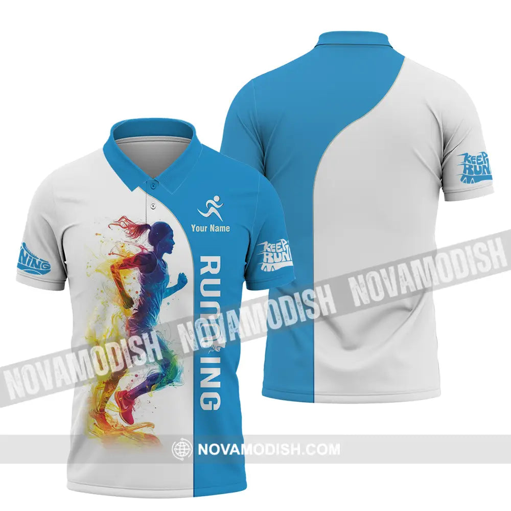 Unisex Shirt - Custom Running 3D Shirt Polo Shirt / S T-shirt
