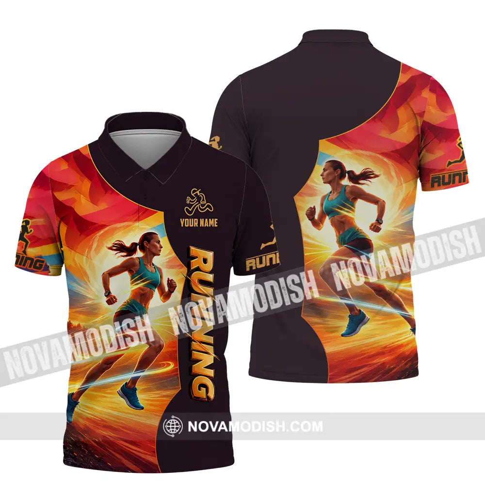 Unisex Shirt - Custom Running 3D Shirt Polo Shirt / S T-shirt