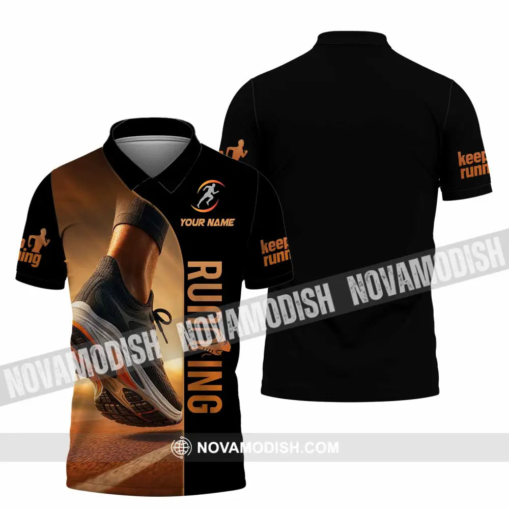 Unisex Shirt - Custom Running 3D Shirt Polo Shirt / S T-shirt