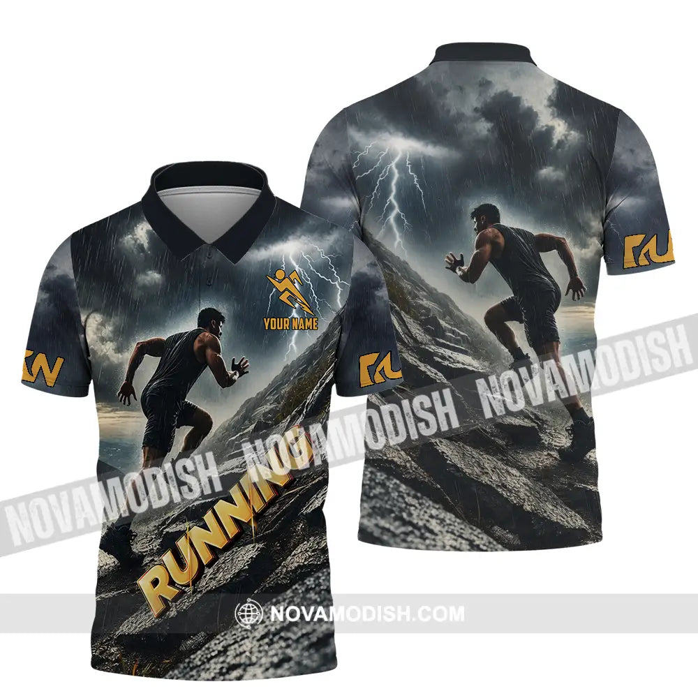 Unisex Shirt - Custom Running 3D Shirt Polo Shirt / S T-shirt