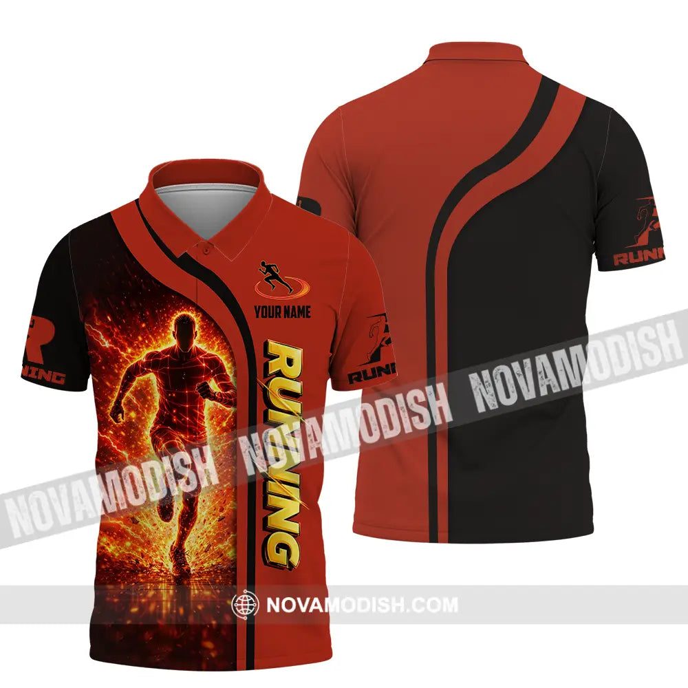 Unisex Shirt - Custom Running 3D Shirt - Polo Shirt / S - T-shirt