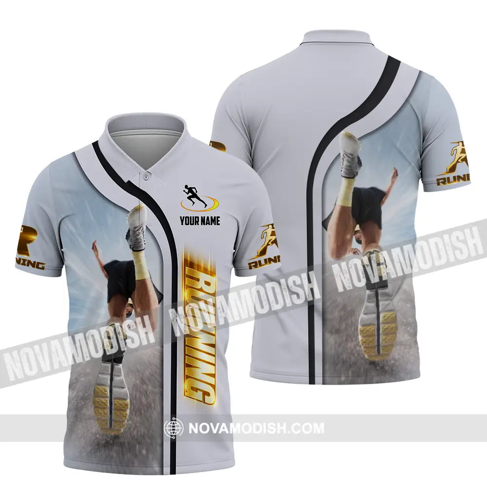 Unisex Shirt - Custom Running 3D Shirt Polo Shirt / S T-shirt