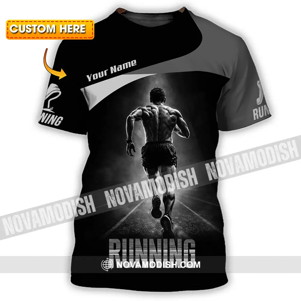 Unisex Shirt - Custom Running 3D Shirt - T-shirt