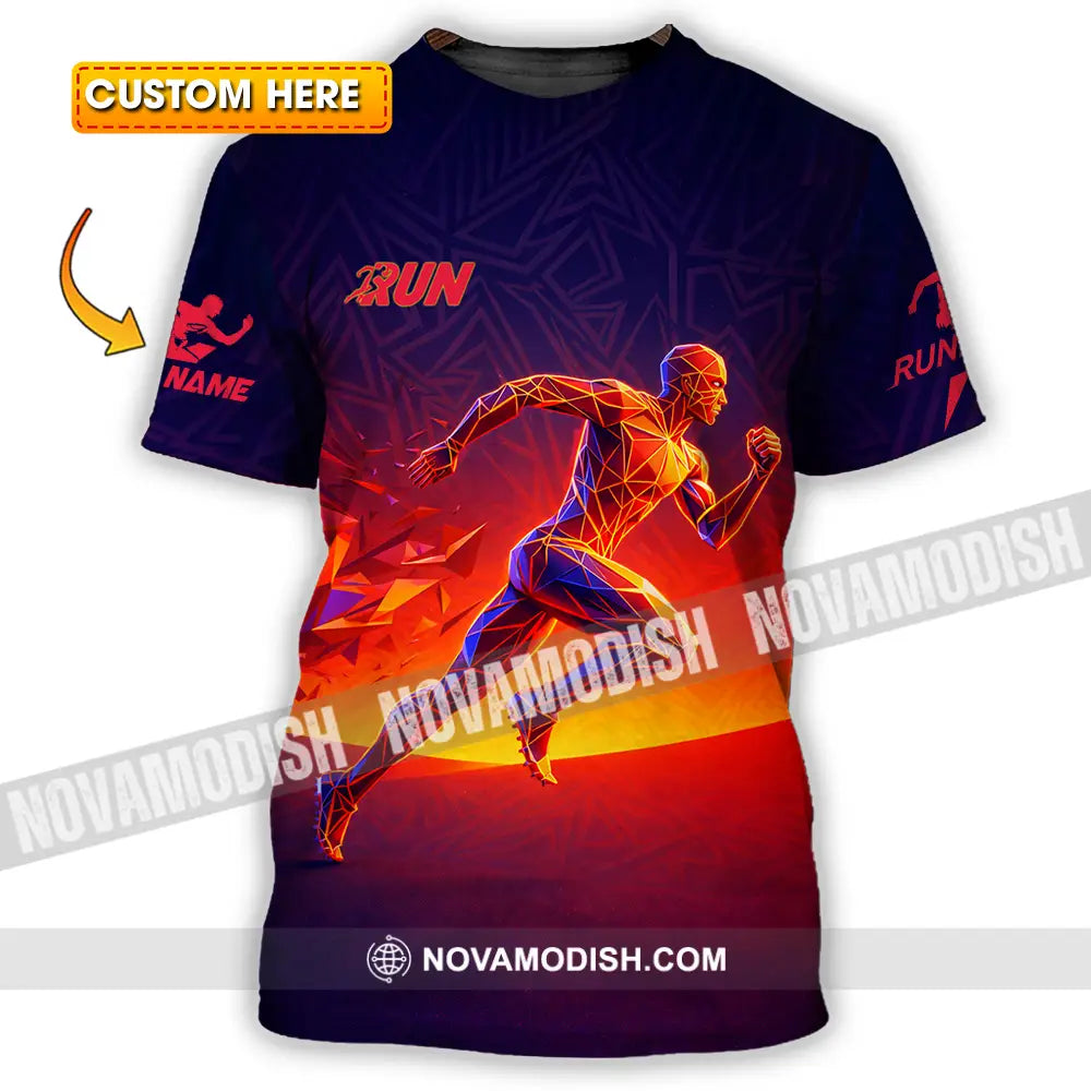 Unisex Shirt - Custom Running 3D Shirt T-shirt