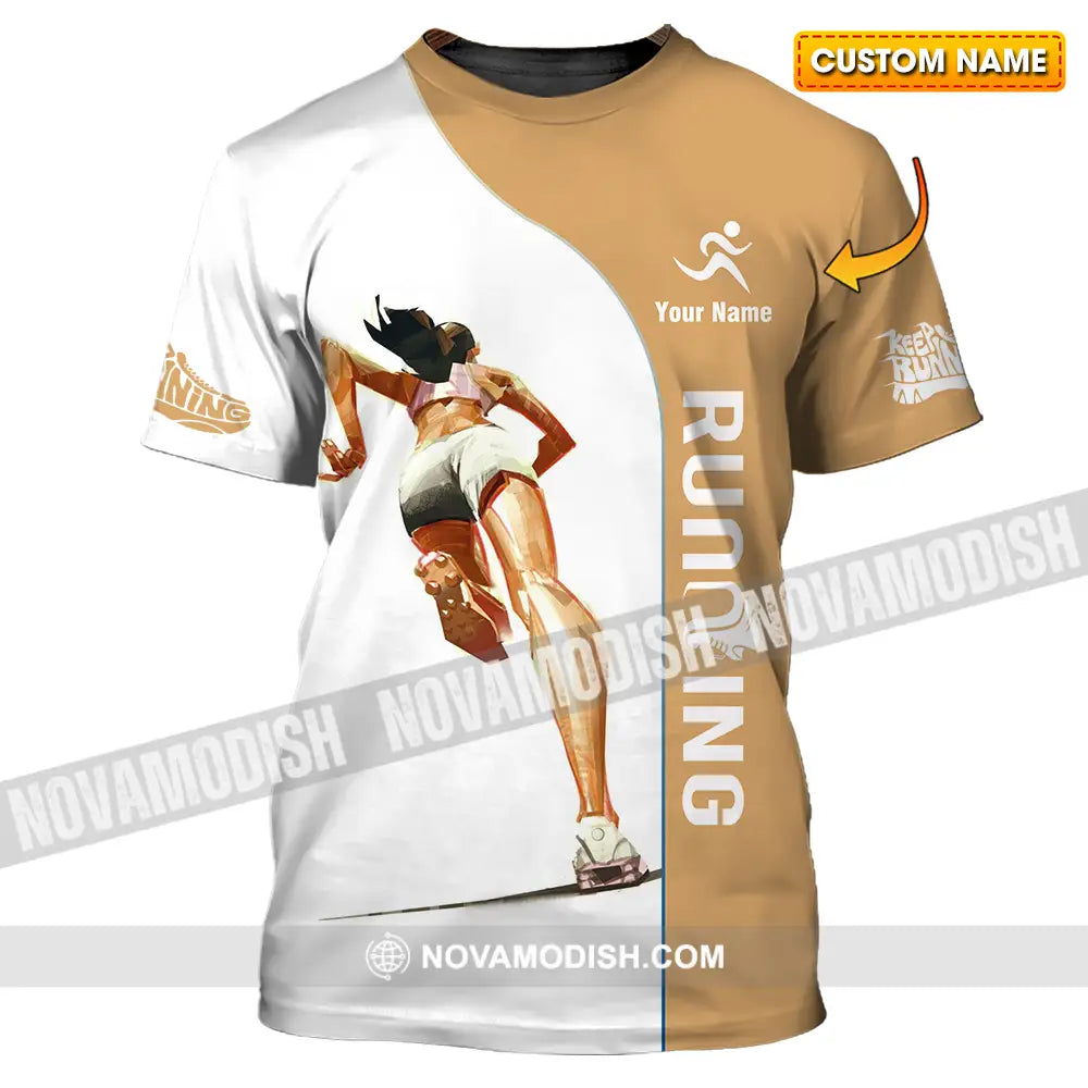Unisex Shirt - Custom Running 3D Shirt T-shirt
