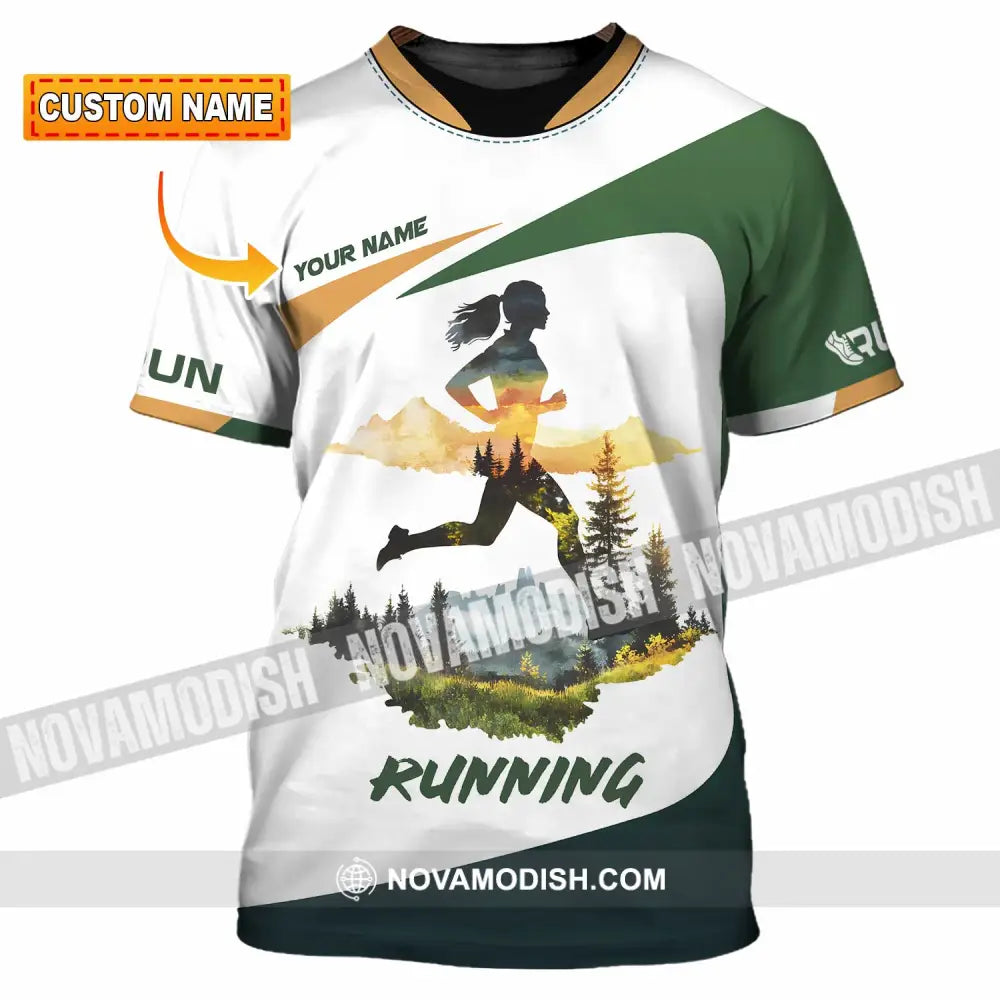 Unisex Shirt - Custom Running 3D Shirt T-shirt