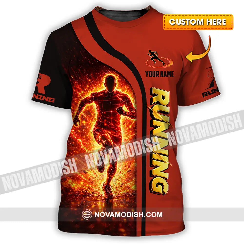 Unisex Shirt - Custom Running 3D Shirt - T-shirt