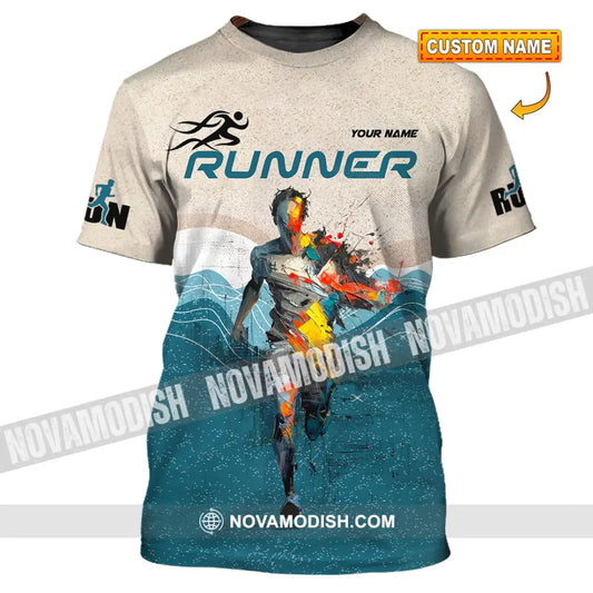 Unisex Shirt - Custom Running 3D Shirt - T-shirt