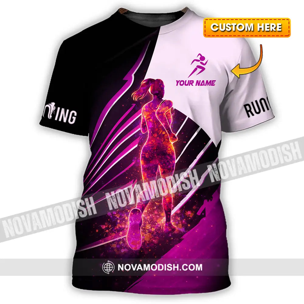 Unisex Shirt - Custom Running 3D Shirt - T-shirt