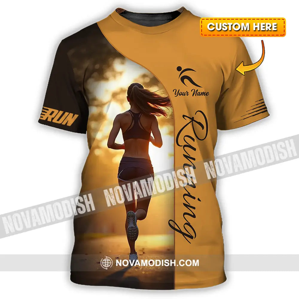 Unisex Shirt - Custom Running 3D Shirt - T-shirt