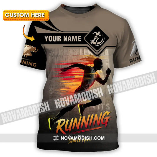 Unisex Shirt - Custom Running 3D Shirt T-shirt