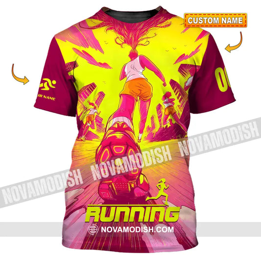Unisex Shirt - Custom Running 3D Shirt - T-shirt