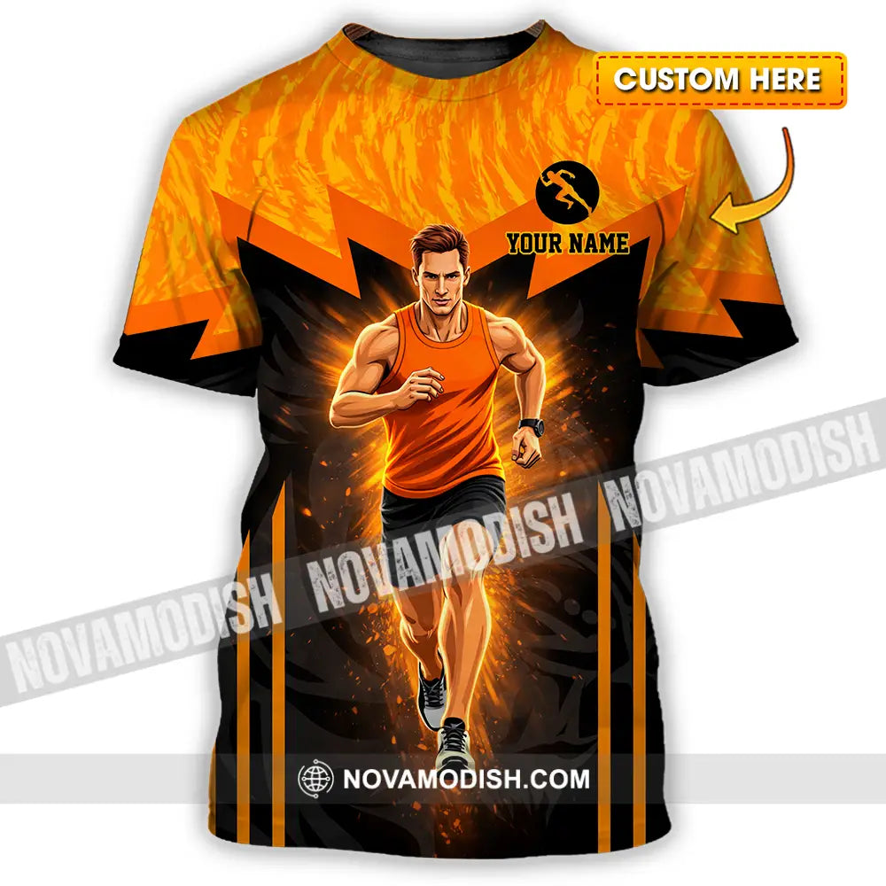 Unisex Shirt - Custom Running 3D Shirt T-shirt