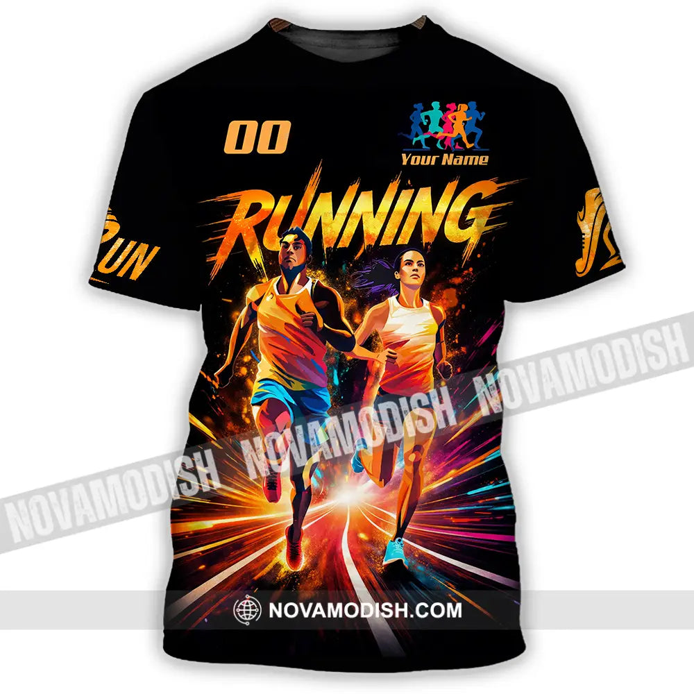 Unisex Shirt - Custom Running 3D Shirt - T-Shirt / S - T-shirt