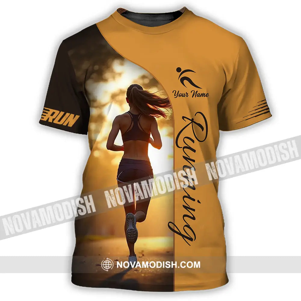 Unisex Shirt - Custom Running 3D Shirt - T-Shirt / S - T-shirt