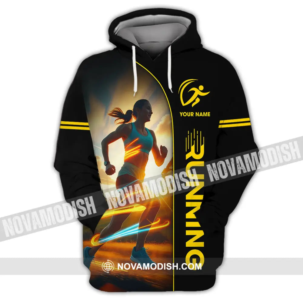 Unisex Shirt - Custom Running Shirt Hoodie / S T-shirt