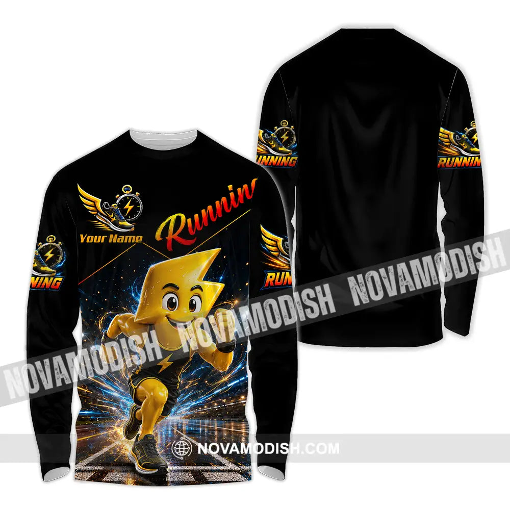 Unisex Shirt - Custom Running Shirt - Long Sleeve Shirt / S - T-shirt