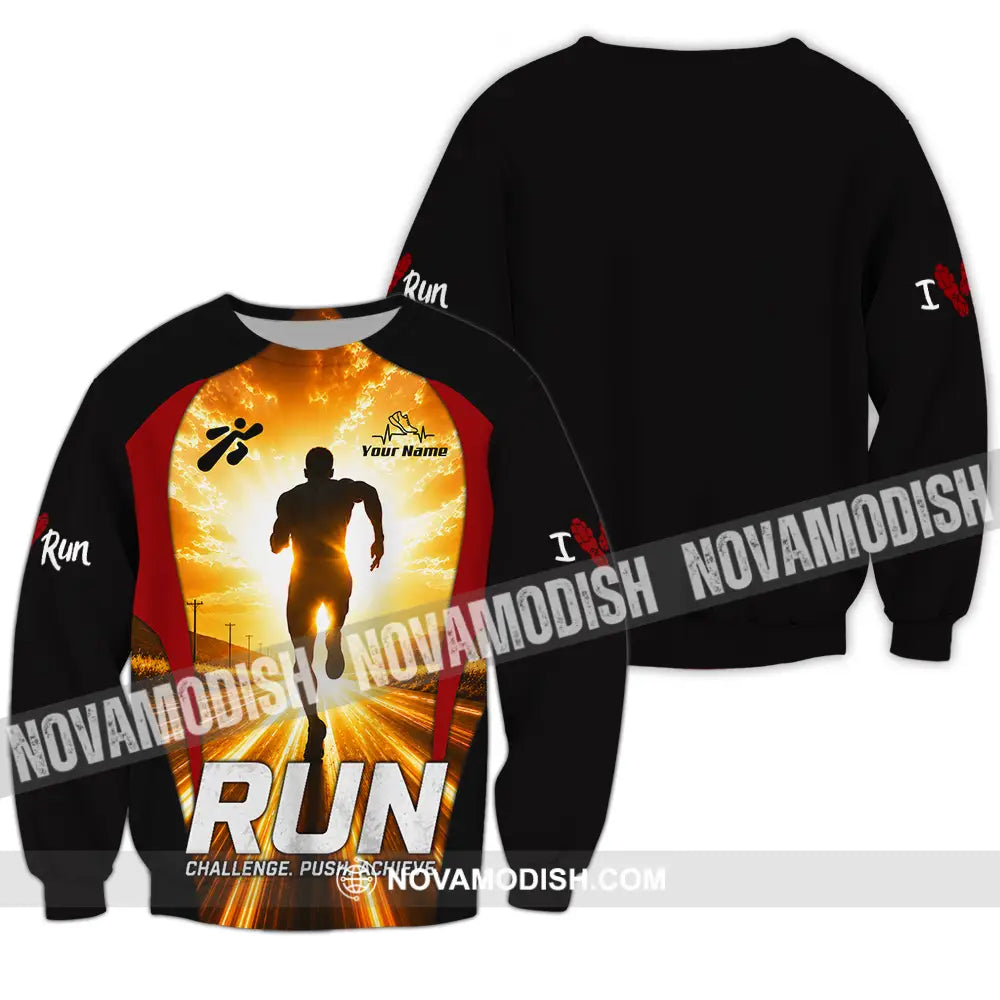 Unisex Shirt - Custom Running Shirt - Long Sleeve / S - T-shirt