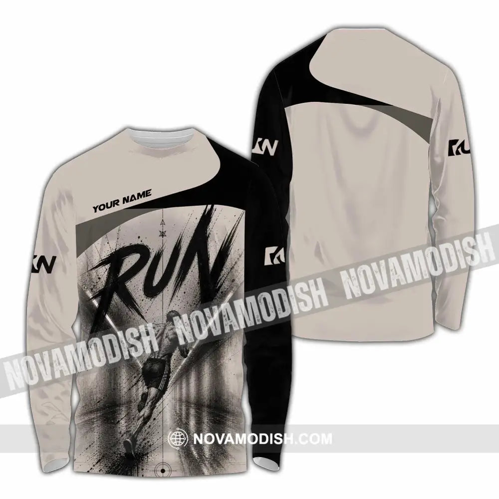 Unisex Shirt - Custom Running Shirt - Long Sleeve Shirt / S - T-shirt