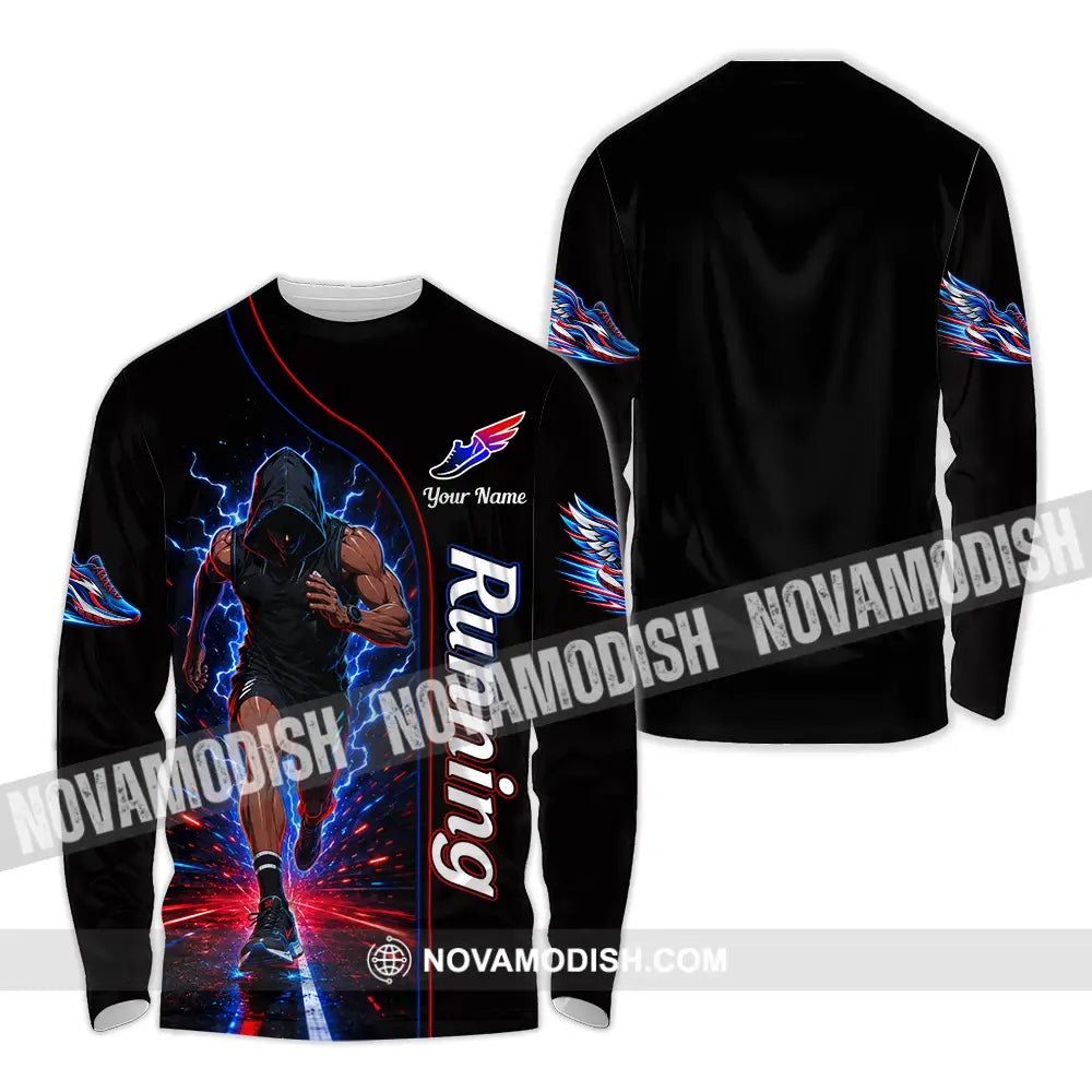 Unisex Shirt - Custom Running Shirt - Long Sleeve Shirt / S - T-shirt
