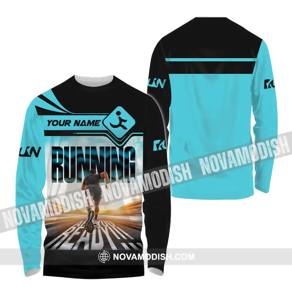 Unisex Shirt - Custom Running Shirt - Long Sleeve Shirt / S - T-shirt