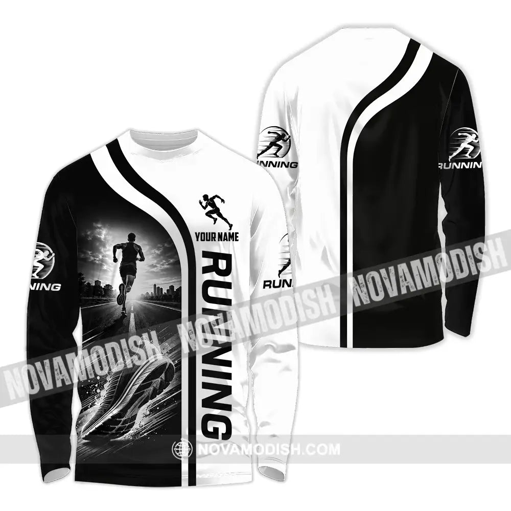 Unisex Shirt - Custom Running Shirt - Long Sleeve Shirt / S - T-shirt