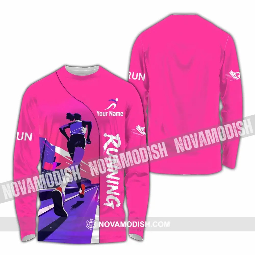 Unisex Shirt - Custom Running Shirt - Long Sleeve Shirt / S - T-shirt