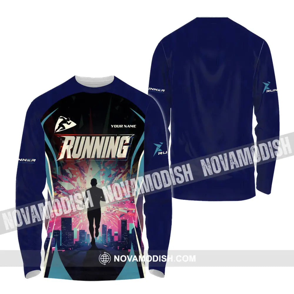 Unisex Shirt - Custom Running Shirt - Long Sleeve Shirt / S - T-shirt