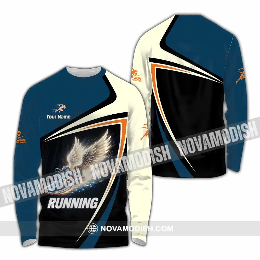 Unisex Shirt - Custom Running Shirt - Long Sleeve Shirt / S - T-shirt