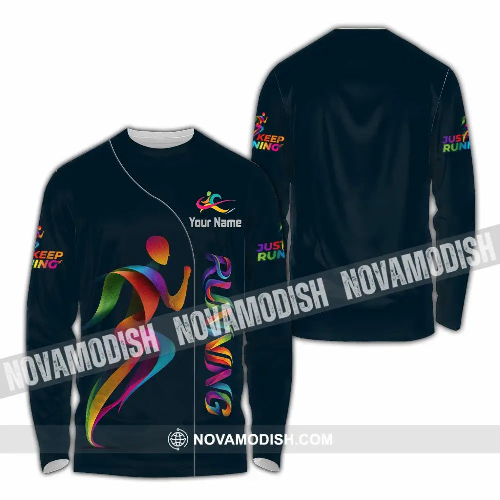 Unisex Shirt - Custom Running Shirt - Long Sleeve Shirt / S - T-shirt