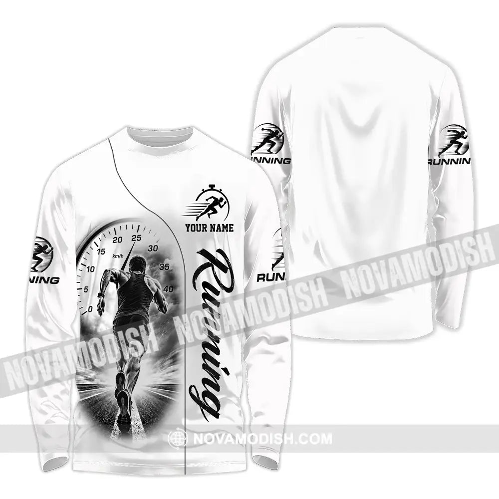 Unisex Shirt - Custom Running Shirt - Long Sleeve Shirt / S - T-shirt