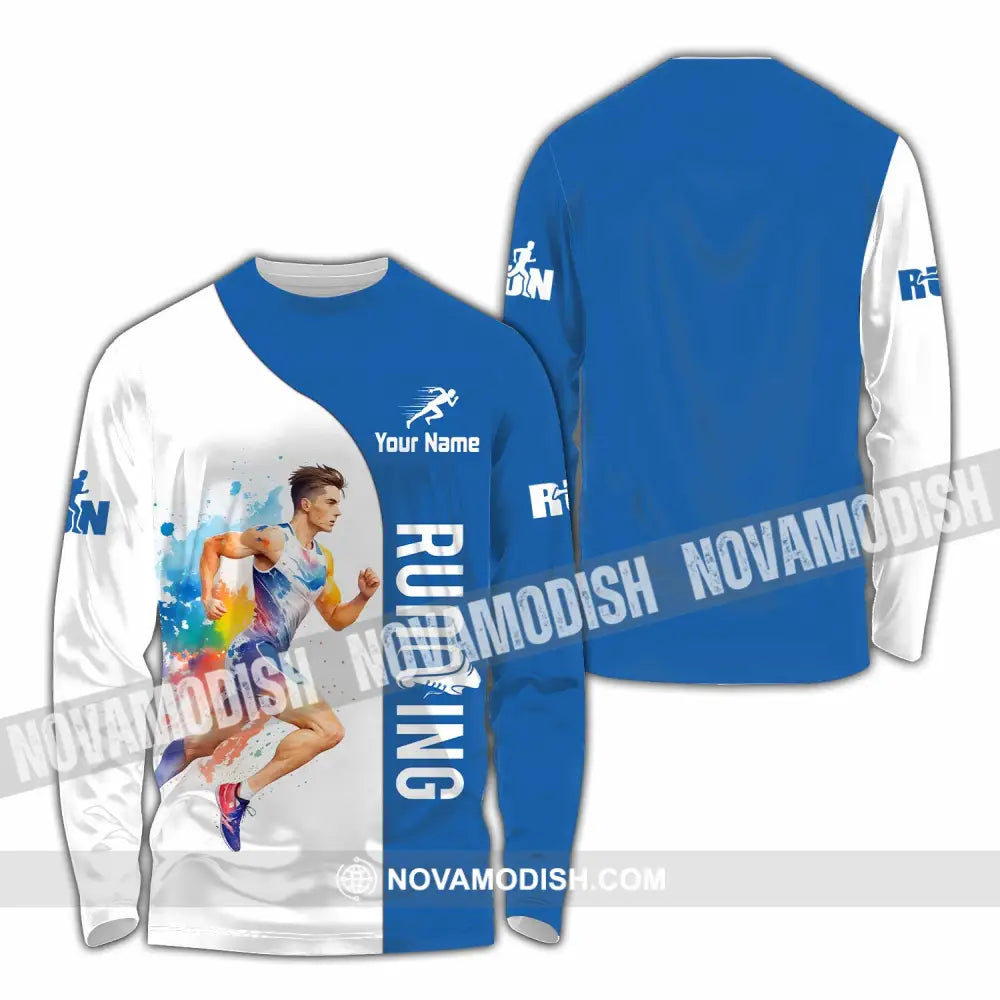 Unisex Shirt - Custom Running Shirt - Long Sleeve Shirt / S - T-shirt