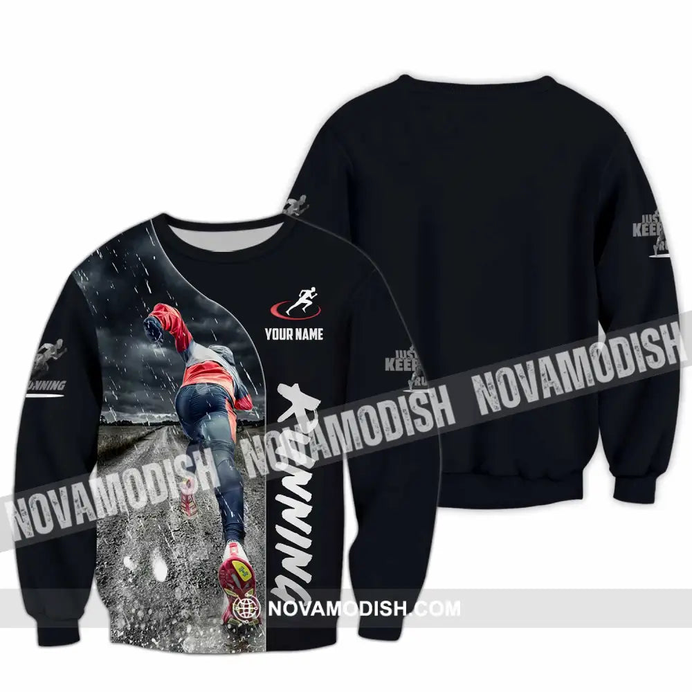 Unisex Shirt - Custom Running Lover Shirt Long Sleeve / S T-shirt