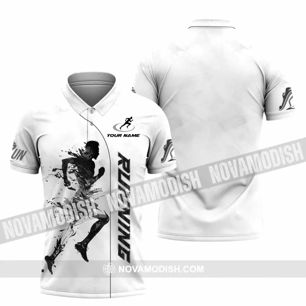 Unisex Shirt - Custom Running Lover Shirt Polo Shirt / S T-shirt