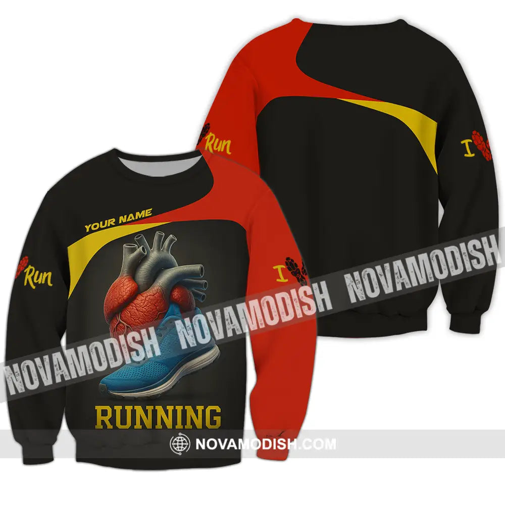 Unisex Shirt - Custom Running Lover Runner Shirt Long Sleeve / S T-shirt