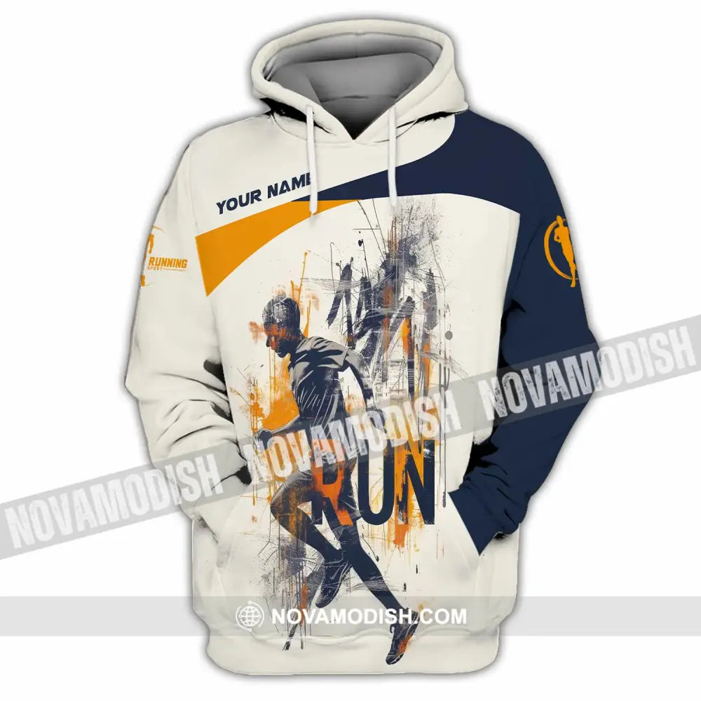 Unisex Shirt - Custom Running Never Give Up 3D Shirt Hoodie / S T-shirt