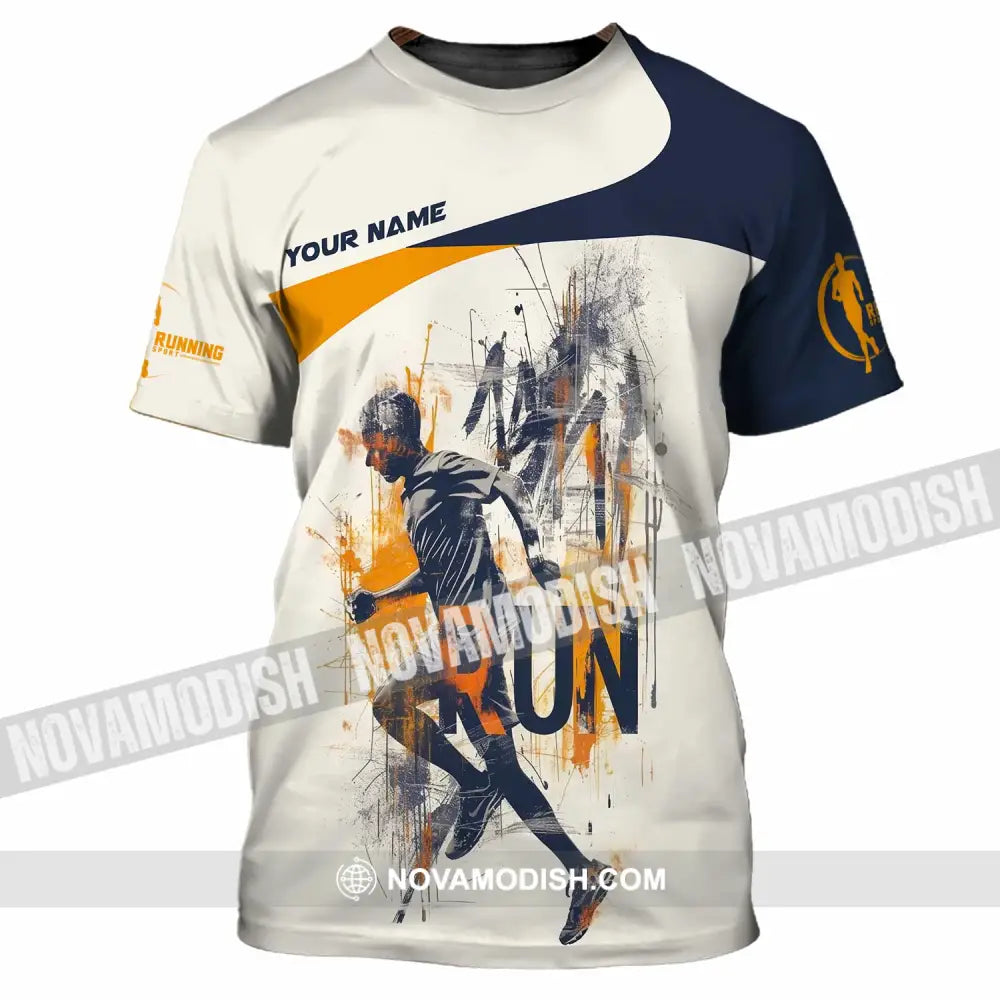 Unisex Shirt - Custom Running Never Give Up 3D Shirt T-Shirt / S T-shirt