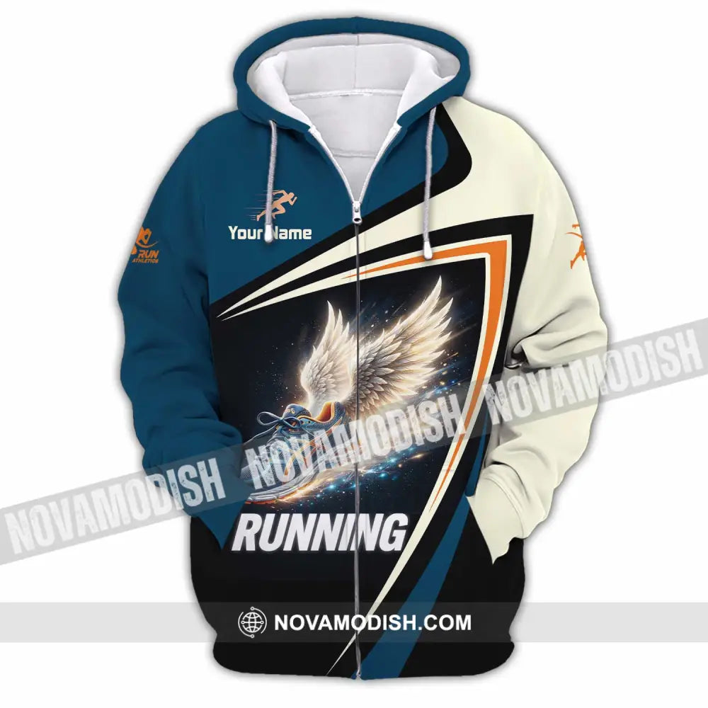 Unisex Shirt - Custom Running Shirt - Zipper Hoodie / S - T-shirt