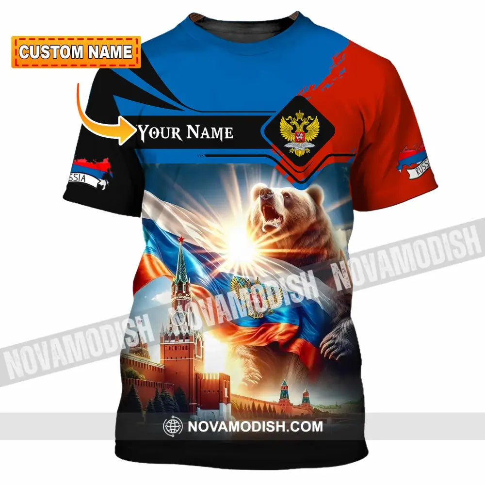 Unisex Shirt - Custom Russia 3D Shirt T-shirt