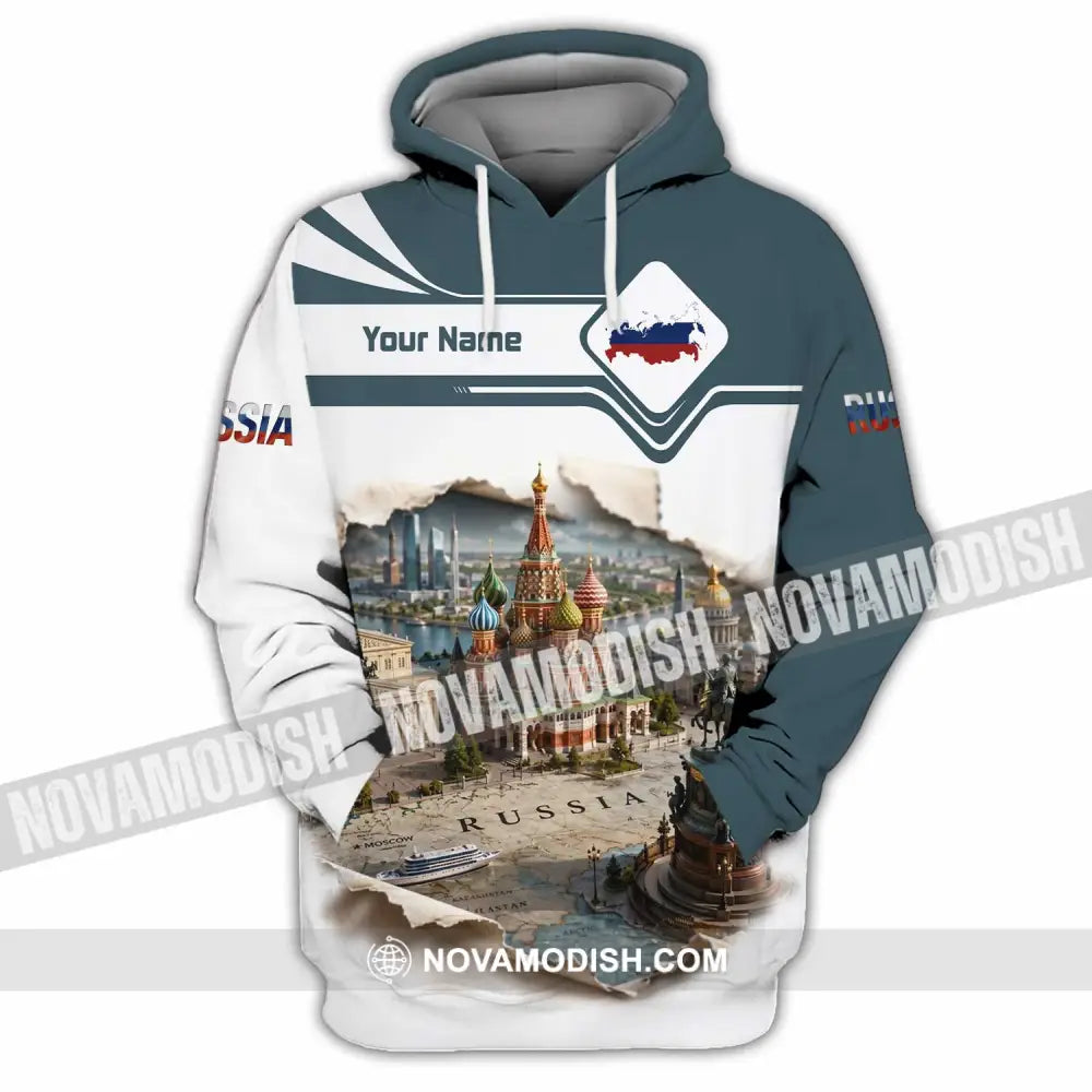 Unisex Shirt - Custom Russia Shirt - Hoodie / S - T-shirt